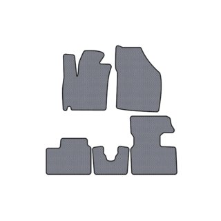 Rubber floor mats Carsuit (2016-2020, HB, gray) photo 1
