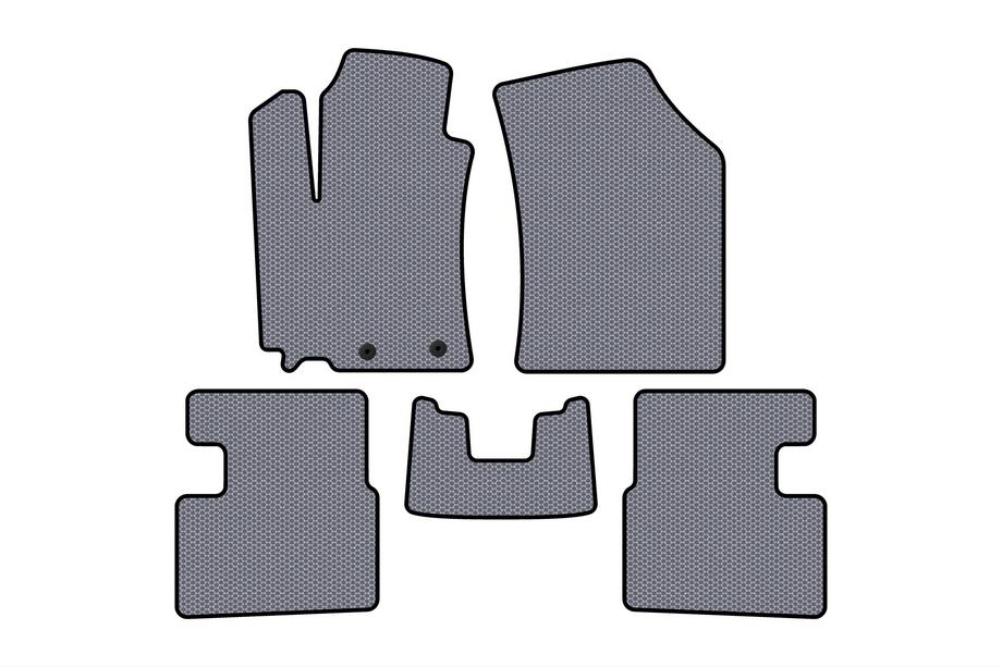 Suzuki Swift 2010-2017 Rubber floor mats Carsuit (HB, 5-door, grey) Image