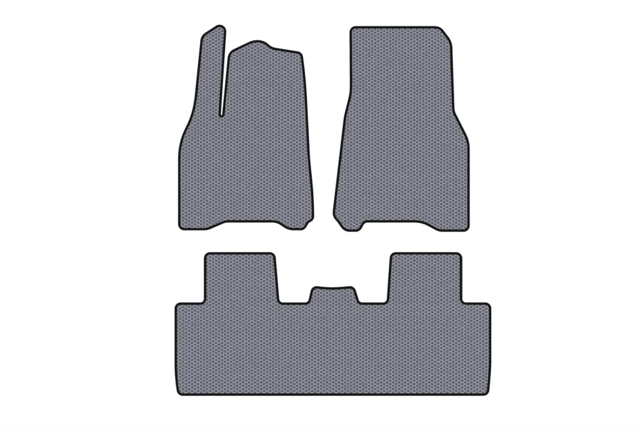 Tesla Model Y 2020- Rubber Floor Mats Carsuit (2020-2024, gray) Image