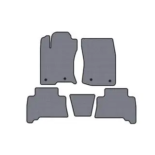Rubber floor mats Carsuit (2009-2014, gray) photo 1