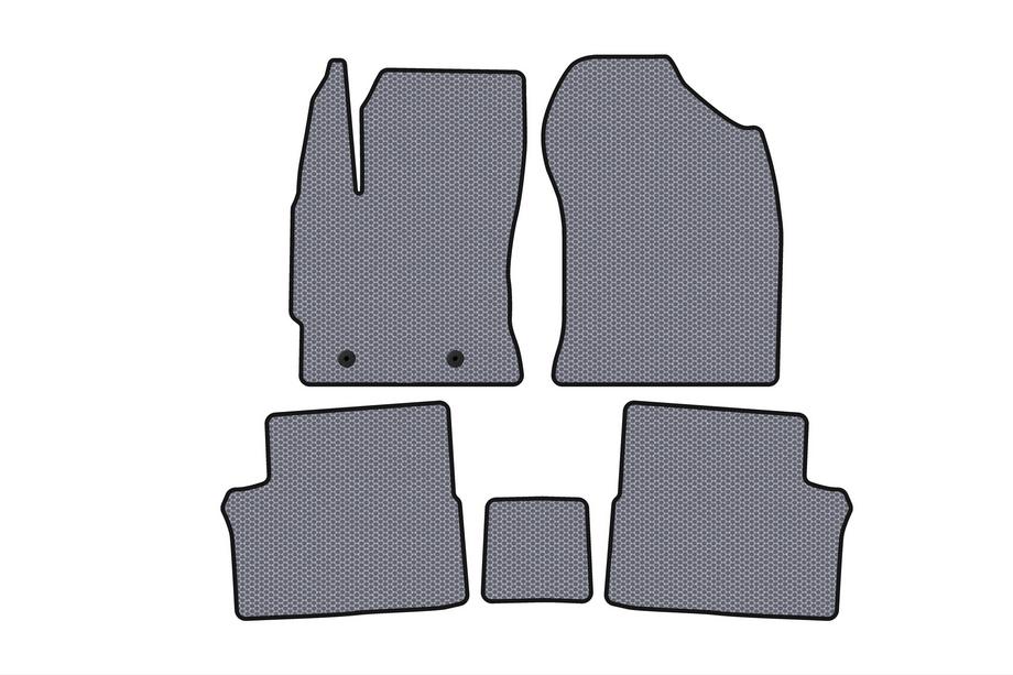 Toyota Auris 2012-2018 Rubber Floor Mats Carsuit (Gray) Image