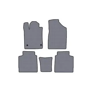 Rubber Floor Mats Carsuit (Gray) photo 1