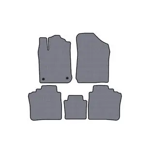 Rubber Floor Mats Carsuit (Gray)