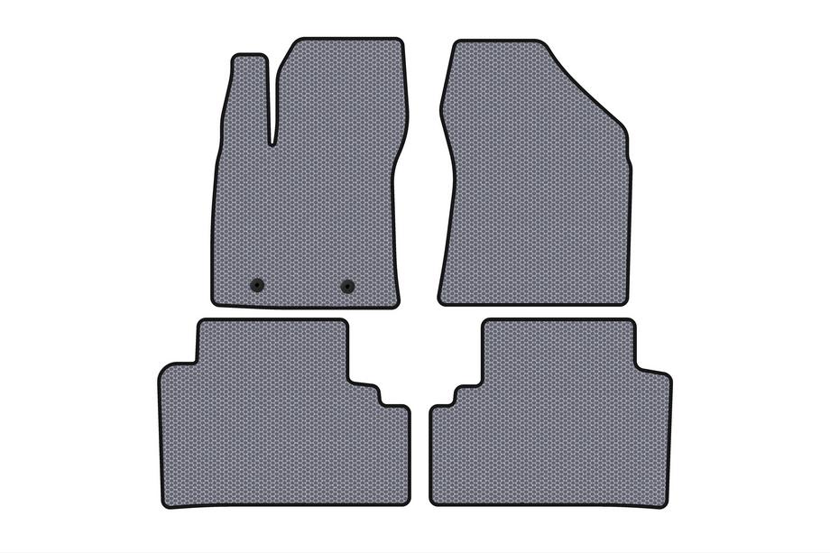 Toyota Avensis 2009-2018 Rubber Floor Mats Carsuit (SD, Gray) Photo 1