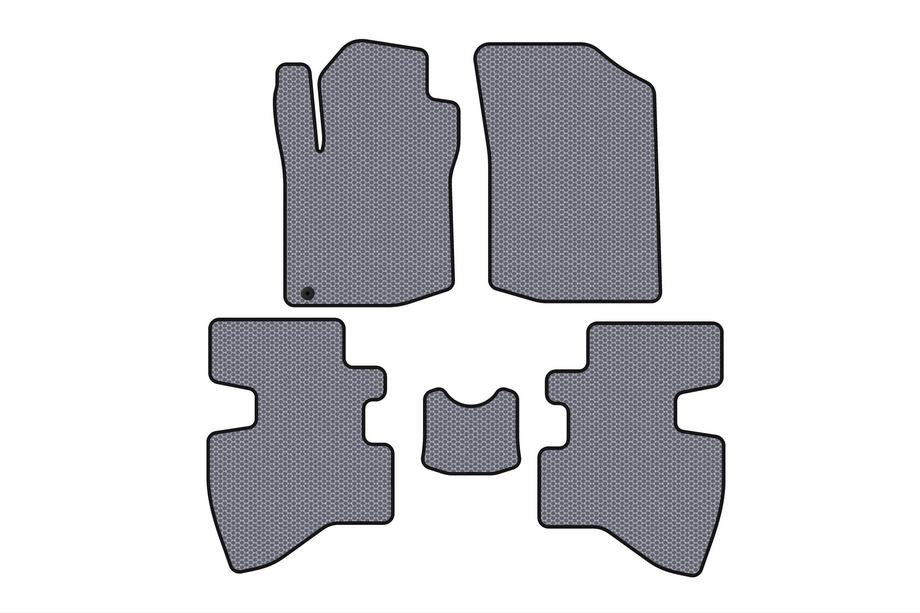 Toyota Aygo 2007-2014 Rubber floor mats Carsuit (2007-2009, HB, 3-door, gray) Photo 1