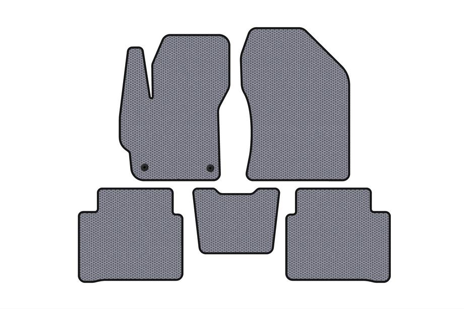 Toyota Corolla 2019- Rubber Floor Mats Carsuit (SD, Gray) Image