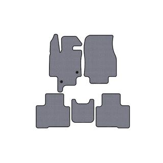 Rubber floor mats Carsuit (2 rows, 7-seater, gray) photo 1