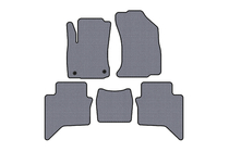 Toyota Hilux 2015- Rubber Floor Mats Carsuit (Gray) photo 1