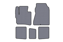 Toyota IQ 2008-2015 Rubber Floor Mats Carsuit (HB, Grey) photo 1