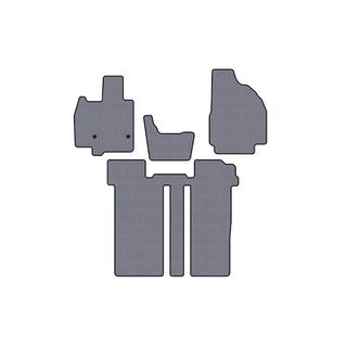 Rubber floor mats Carsuit (2 rows, 6-seater, grey) photo 1