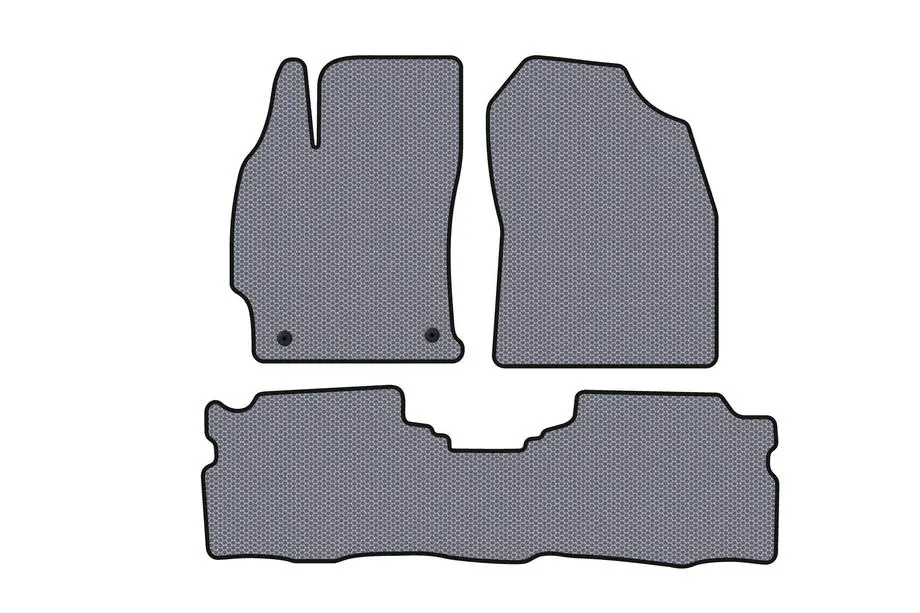Toyota Prius 2015-2022 Rubber floor mats Carsuit (LB, Hybrid, gray) Image