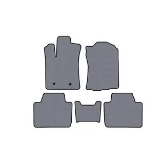 Rubber Floor Mats Carsuit (Gray) photo 1