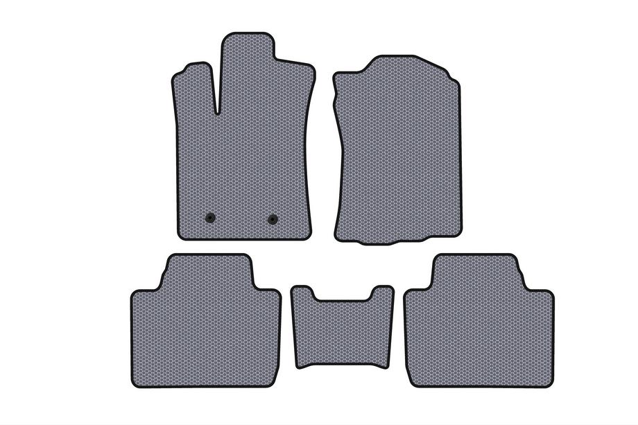 Toyota Tacoma 2015–2023 Rubber Floor Mats Carsuit (Gray) Image