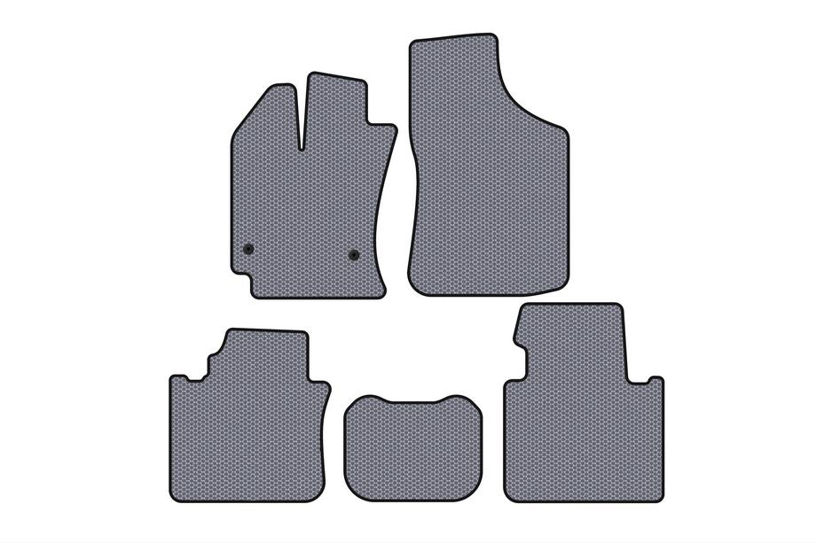 Toyota Venza 2008-2017 Rubber Floor Mats Carsuit (Gray) Image