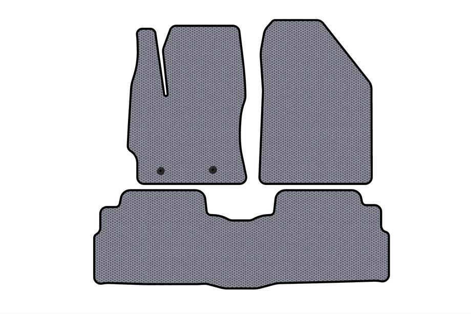 Toyota Verso 2009–2018 Rubber floor mats Carsuit (2 rows, 7-seater, gray) Image