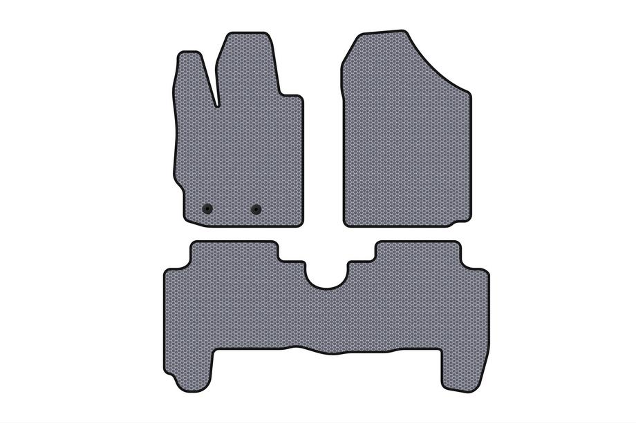 Toyota Yaris 2006-2011 Rubber floor mats Carsuit (HB, 5-door, grey) Image