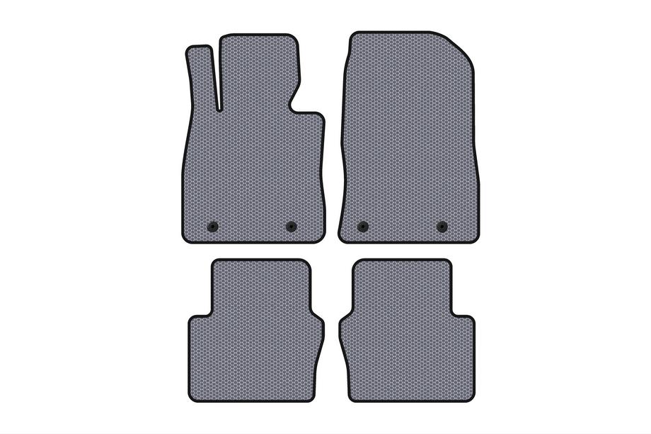 Toyota Yaris 2010-2020 Rubber floor mats Carsuit (Electro, 2017-2020, SD, gray) Photo 1