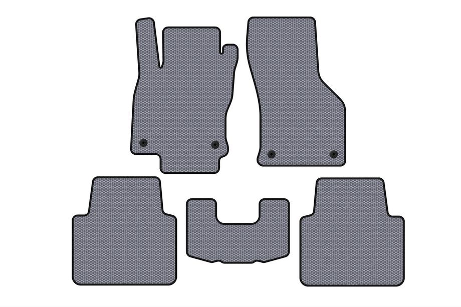 Volkswagen Arteon 2017-2025 Rubber Floor Mats Carsuit (LB, Gray) Image