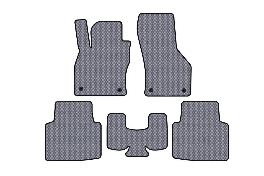 Volkswagen Arteon 2017-2025 Rubber Floor Mats Carsuit (Gray) Image