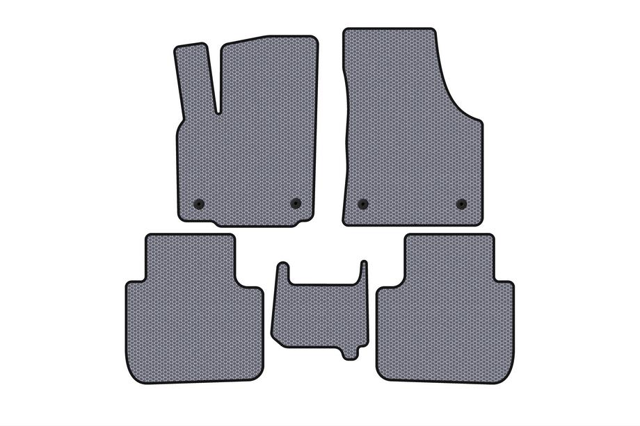 Volkswagen Atlas (Terramont) 2016- Rubber floor mats Carsuit (2 rows, 7-seater, gray) Image
