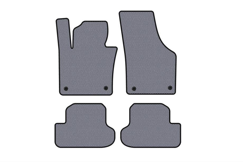 Volkswagen Beetle 2011-2015 Rubber Floor Mats Carsuit (HB, Grey) Image