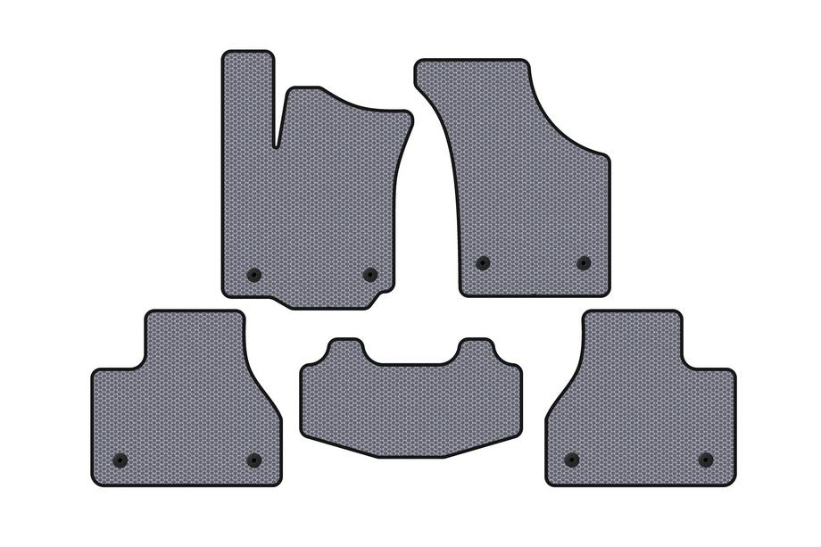 Volkswagen Phaeton 2002-2016 Rubber floor mats Carsuit (SD, short wheelbase, gray) Photo 1