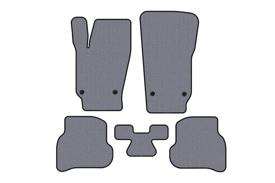 Volkswagen Polo 2010-2017 Rubber floor mats Carsuit (HB, 3/5-door, gray) Image