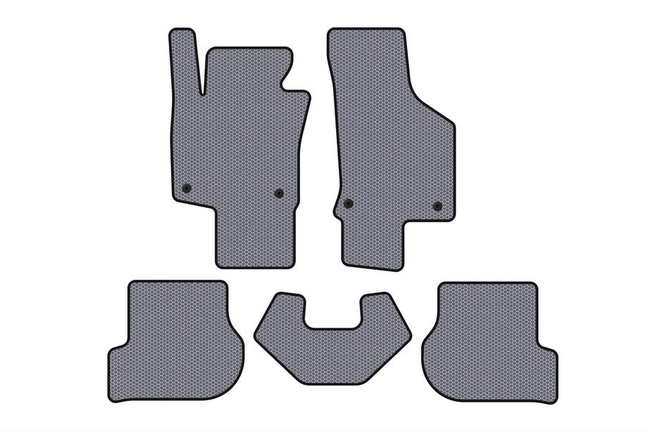 Volkswagen Scirocco 2008-2017 Rubber floor mats Carsuit (HB, 3-door, gray) Image