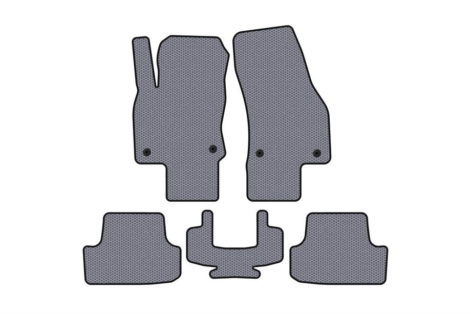 Volkswagen T-Roc 2017-2025 Rubber floor mats Carsuit (5-door, grey) Photo 1