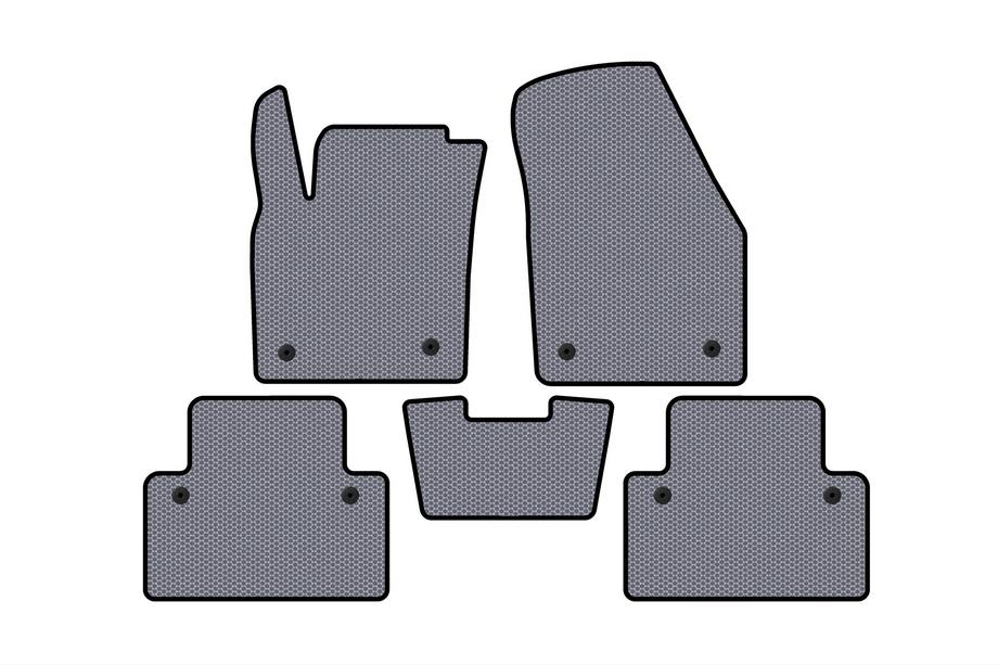 Volvo C30 2006-2012 Rubber floor mats Carsuit (HB, 3-door, gray) Image