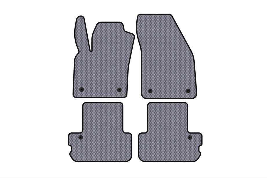 Volvo C70 2006-2010 Rubber floor mats Carsuit (Cabriolet, gray) Image