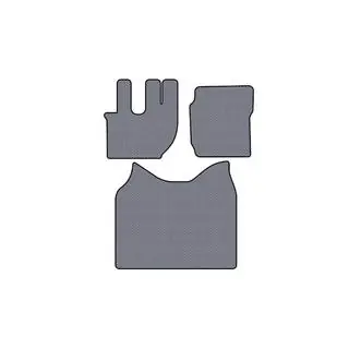 Rubber Floor Mats Carsuit (2008-2012, Gray) photo 1