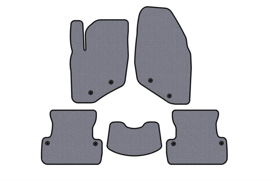 Volvo S60 2000-2009 Rubber Floor Mats Carsuit (SD, Gray) Image