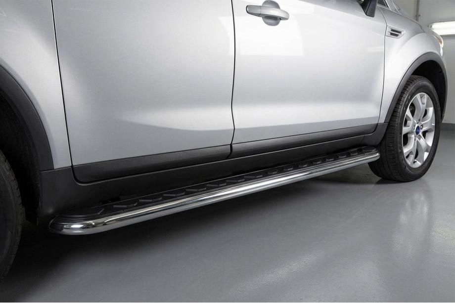 Ford Kuga 2008-2013 Side Steps Maydos V1 (2 pcs, Aluminum & Stainless Steel) Image