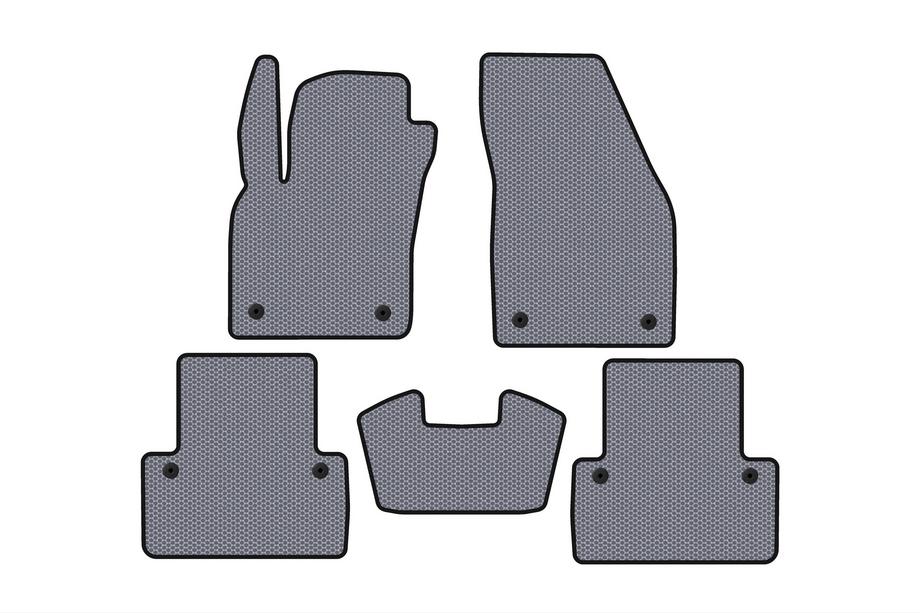 Volvo V50 2004-2012 Rubber Floor Mats Carsuit (2007-2012, SW, Gray) Image