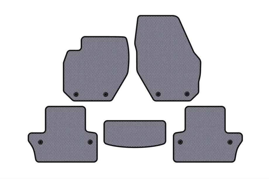 Volvo V60 2011-2018 Rubber Floor Mats Carsuit (SW, Grey) Image