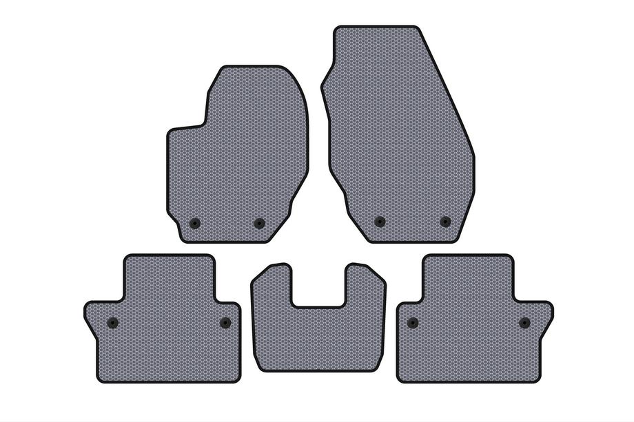 Volvo V70 2007-2013 Rubber Floor Mats Carsuit (Gray) Image