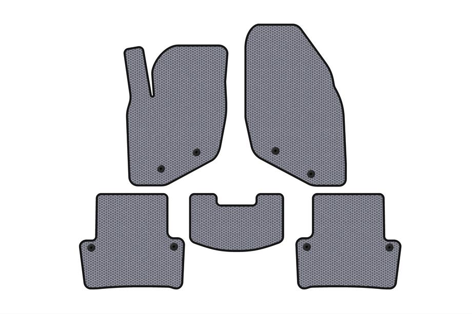 Volvo XC70 2000-2007 Rubber Floor Mats Carsuit (Gray) Image