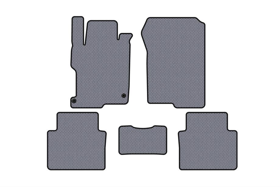 Honda Accord IX 2013-2017 Rubber Floor Mats Carsuit (SD, Gray) Image