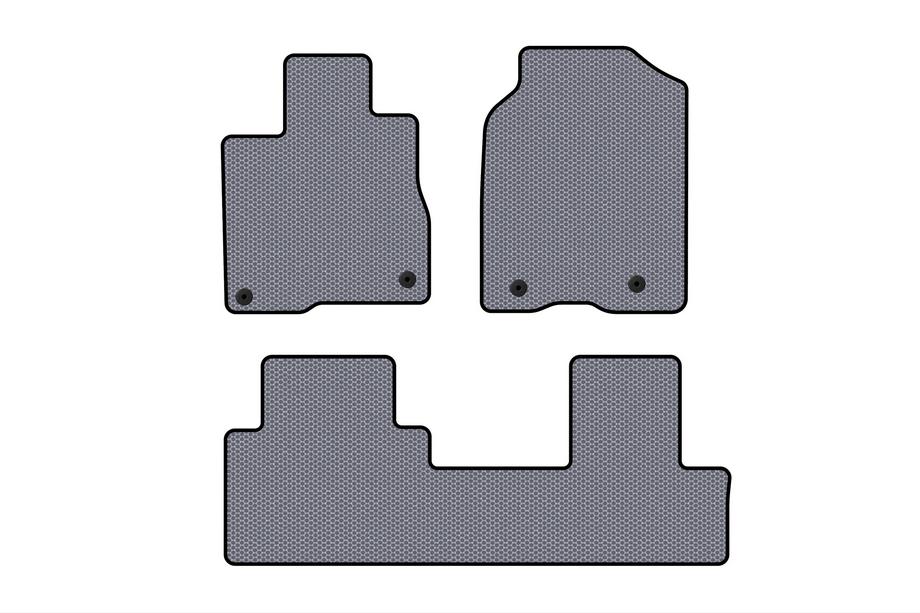 Acura MDX 2001-2006 Rubber Floor Mats Carsuit (Gray) Photo 1