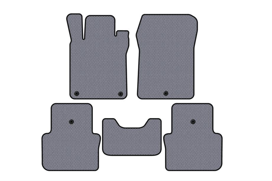 Acura TLX 2014-2020 Rubber Floor Mats Carsuit (SD, Gray) Image