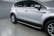 Ford Kuga 2008-2013 Side Steps Tayga Grey (2 pcs, Aluminum) photo 1