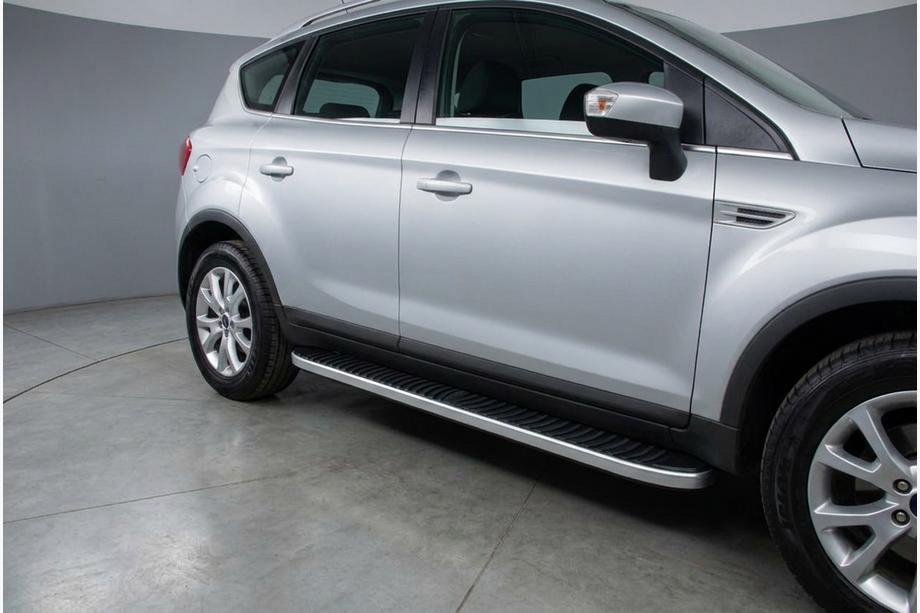 Ford Kuga 2008-2013 Side Steps Tayga Grey (2 pcs, Aluminum) Image