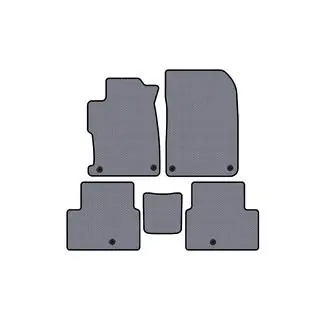 Rubber floor mats Carsuit (2012-2015, gray)