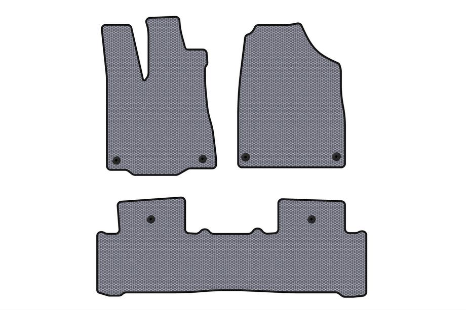 Acura MDX 2013-2020 Rubber Floor Mats Carsuit (2 Rows, Grey) Photo 1