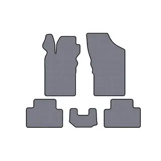 Rubber Floor Mats Carsuit (Gray) photo 1