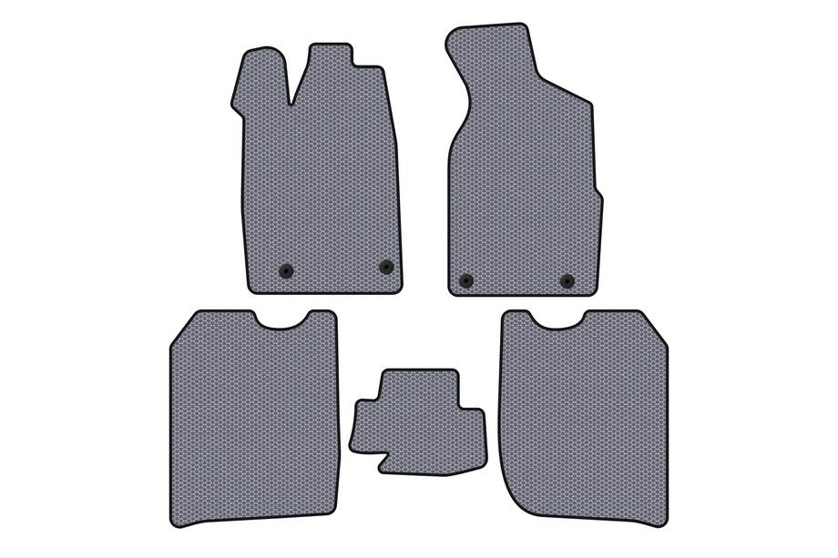 Audi 100 C3 1988-1991 Rubber floor mats Carsuit (1982-1988, Sedan, grey) Image