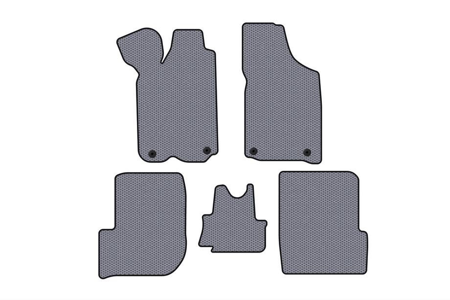 Audi 100 C3 1988-1991 Rubber floor mats Carsuit (1982-1991, Avant, grey) Image
