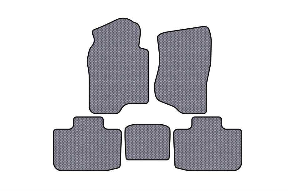 Cadillac Escalade 2007-2014 Rubber Floor Mats Carsuit (2 Rows, Grey) Image