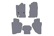 Chevrolet Silverado 2013-2019 Rubber Floor Mats Carsuit (Gray) photo 1